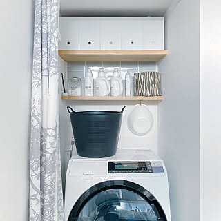 洗濯機置き場/造作棚/洗濯機まわり/モニター応募投稿のインテリア実例 - 2020-01-13 15:05:22