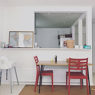 赤い椅子のインテリア実例 Roomclip ルームクリップ