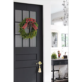 リビング/クリスマス/ハンドメイド/手作り/リースのインテリア実例 - 2018-12-09 10:52:28