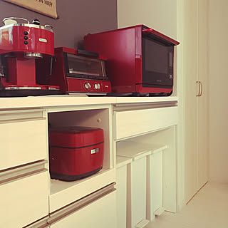 赤家電のインテリア実例 Roomclip ルームクリップ