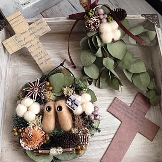 バス/トイレ/いつもいいねありがとうございます♡/コンテストに参加します♡/スワッグ/リース手作り...などのインテリア実例 - 2016-10-18 03:52:02