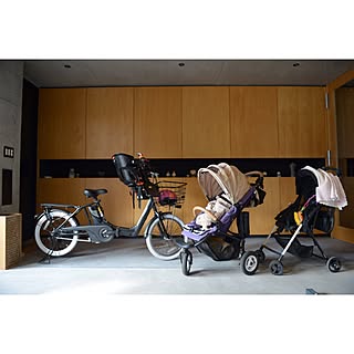 玄関 入り口 電動アシスト自転車のインテリア実例 Roomclip ルームクリップ