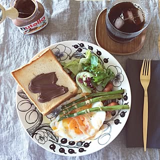 ペーパーナプキン/グラス/カトラリー/ランチョンマット/ザラホーム...などのインテリア実例 - 2015-08-23 13:45:05