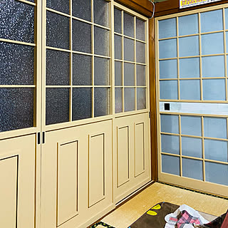 ガラス戸リメイクのインテリア実例 Roomclip ルームクリップ