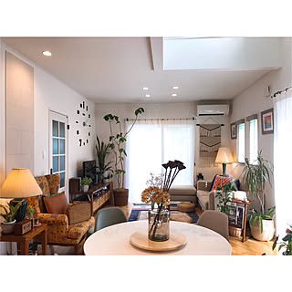 部屋全体/ドライフラワー/NO GREEN NO LIFE/植物のある暮らし/ランプのある暮らし...などのインテリア実例 - 2018-07-27 18:58:09