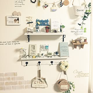 壁/天井/momoharuさんの作品/kusuttoさん作品/mapleさん作品/ミニチュア雑貨...などのインテリア実例 - 2017-03-30 17:45:05