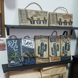 部屋全体/ウェルカムボード/ステンシルボード/100均リメイク/ダイソー...などのインテリア実例 - 2017-05-14 21:42:03