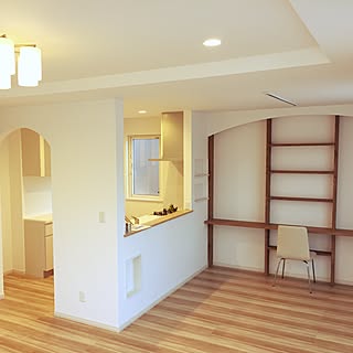 キッチン/ダイニング/ナチュラル/アーチ/間接照明...などのインテリア実例 - 2016-12-23 20:49:44