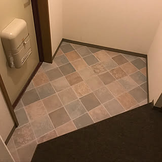 壁紙屋本舗 タイル柄のインテリア実例 Roomclip ルームクリップ