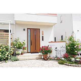 夏の花壇のインテリア実例 Roomclip ルームクリップ