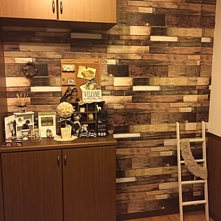 玄関/入り口/ラダーＤIY/オールドウッド/リメイクシート/雑貨...などのインテリア実例 - 2016-11-23 11:42:25