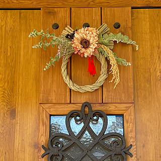 100均diy ダイソーのしめ縄土台のインテリア 手作りの実例 Roomclip ルームクリップ