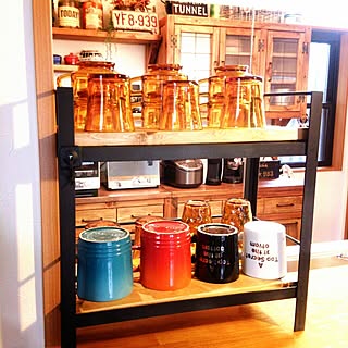 棚/収納/アイアン/男前/手作り...などのインテリア実例 - 2014-10-05 08:36:59