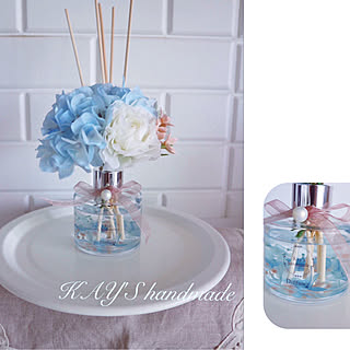 紫陽花/花のある暮らし/minneにて販売中♡/香りのある暮らし/アロマディフューザー...などのインテリア実例 - 2019-06-30 22:06:47