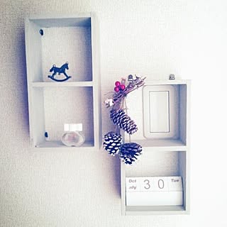 100均/300円均一/壁/天井/クリスマス/雑貨のインテリア実例 - 2012-10-30 10:55:36