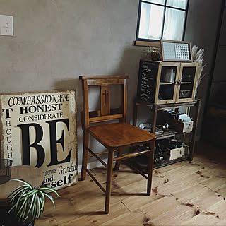 書斎 コンクリート風壁紙のインテリア実例 Roomclip ルームクリップ