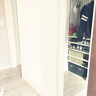 シュークローク ウォークスルーシューズクローゼットのインテリア実例 Roomclip ルームクリップ