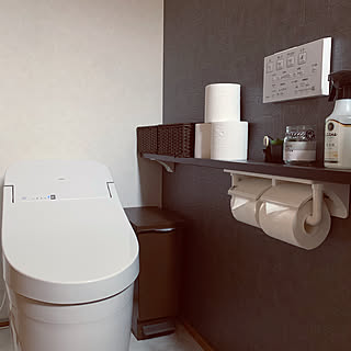 ダークなトイレのインテリア実例 Roomclip ルームクリップ