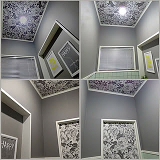 バス/トイレ/壁紙屋本舗/壁紙でここまで変わる!/壁紙大好き♡/壁紙DIY...などのインテリア実例 - 2018-04-05 02:20:33