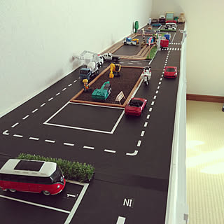 トミカ 道路柄マスキングテープのまとめページ Roomclip ルームクリップ