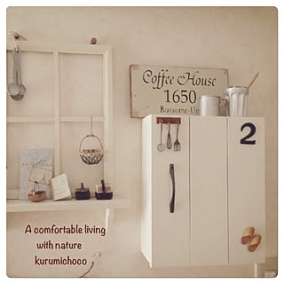 キッチン/インターホンカバーDIY/ハンドメイド/ナチュラルインテリア/chocolate-cafeちゃん♪...などのインテリア実例 - 2016-02-12 07:59:38