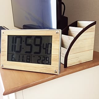 ダイソー デジタル時計のインテリア実例 Roomclip ルームクリップ