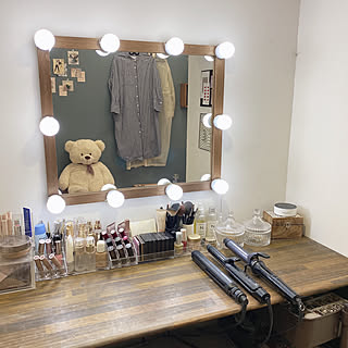 化粧台diyのインテリア 手作りの実例 Roomclip ルームクリップ