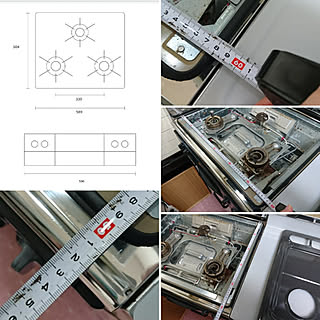 キッチン/コンロ/ガスコンロ/台所/リンナイ...などのインテリア実例 - 2019-05-27 01:12:40