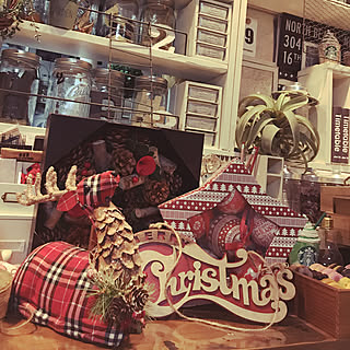 机/メイソンジャー/キッチンカウンター/クリスマス/ニトリ2017クリスマスモニター...などのインテリア実例 - 2017-10-25 22:41:00