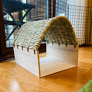 Diy うさぎ小屋のインテリア 手作りの実例 Roomclip ルームクリップ