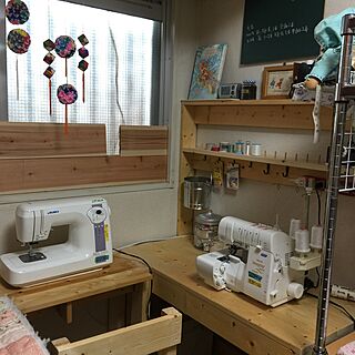 机/DIY/作業部屋/糸立て/折り紙のインテリア実例 - 2015-04-05 17:09:41