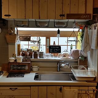 独立型キッチン 壁紙屋本舗さんのインテリア実例 Roomclip ルームクリップ