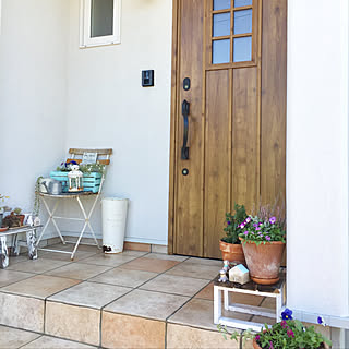 Ikea 三協アルミ玄関ドアのインテリア実例 Roomclip ルームクリップ