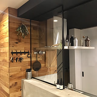 レンジフードの上のインテリア実例 Roomclip ルームクリップ