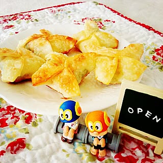 ちょっこりーずパーマン/パーマン/同じ様な写真で、すみません_(._.)_/餃子の皮アレンジ/部屋全体のインテリア実例 - 2015-03-28 14:02:54
