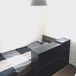 ベッド周り/山善収納部/一軒家/塩系インテリアの会/無垢材...などのインテリア実例 - 2016-07-20 21:04:29