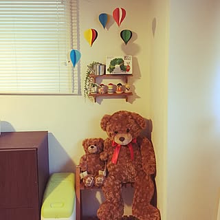 壁/天井/子供のいる暮らし/salut!/賃貸/モビール...などのインテリア実例 - 2015-12-27 16:52:16