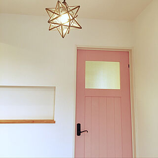 ピンクのドアのインテリア実例 Roomclip ルームクリップ