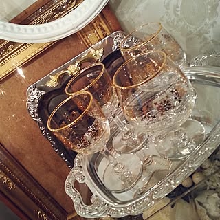 キッチン/エレガント/クラシカル/アンティーク/食器...などのインテリア実例 - 2015-08-23 21:22:32