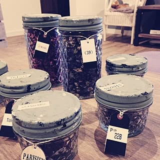 机/柳さんの本/セリア/ハーブティー/手作りのインテリア実例 - 2013-12-24 00:49:51