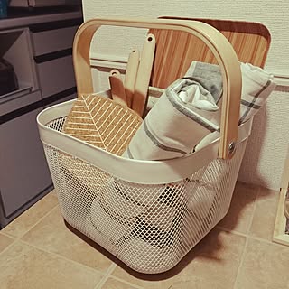 キッチン/IKEA 雑貨/ホワイト/雑貨/メッシュ...などのインテリア実例 - 2016-11-02 22:05:29