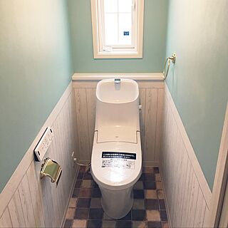 トイレ ティファニーブルーのインテリア実例 Roomclip ルームクリップ