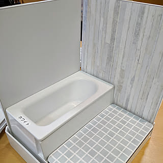 バス/トイレ/TOTOサザナ/フレスコウッド/タイル調/ペールブルー...などのインテリア実例 - 2019-09-22 00:50:50