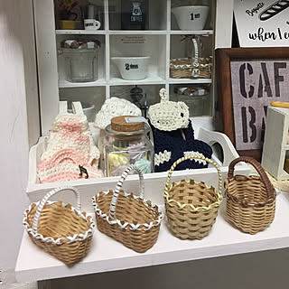 机/2017.9.28/かご/okuri さんの編み編み/marri et chocolat...などのインテリア実例 - 2017-09-28 21:01:09