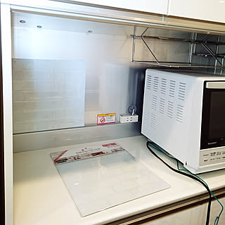 キッチン/Dream Sticker/ドリーム ステッカー/サブウェイタイルシール/食器棚...などのインテリア実例 - 2017-11-27 13:29:43