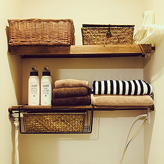 バス/トイレ/DIY/1K/木目が好き/100均...などのインテリア実例 - 2018-02-10 08:51:01