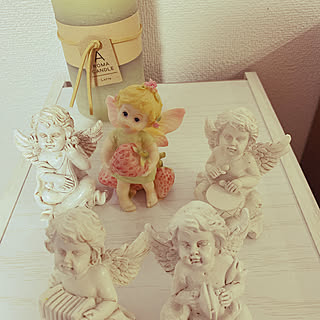 キャンドル/angel/天使の置物/棚のインテリア実例 - 2020-02-25 00:44:18