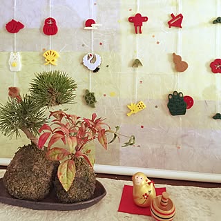 机/和風/正月飾り/置物/さる...などのインテリア実例 - 2016-01-07 18:54:35