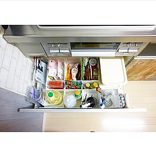キッチン/IG→punmaiko/こどもと暮らす/収納/skitto...などのインテリア実例 - 2017-06-12 06:55:16