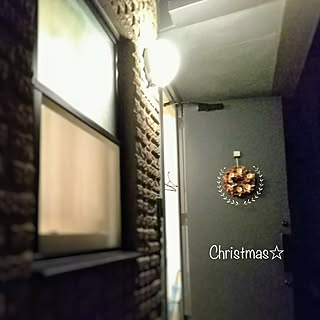 クリスマス/RC の出会いに感謝!/ありがとう♥/花と緑のある暮らし/ニトリのリースアレンジ...などのインテリア実例 - 2018-12-20 00:19:43
